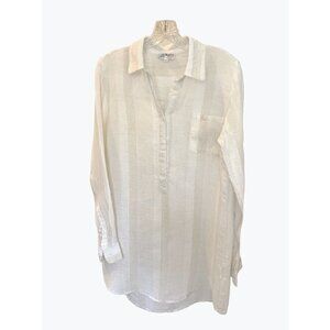 Pepitos Italian Linen long shirt 38/40 chest 30 long